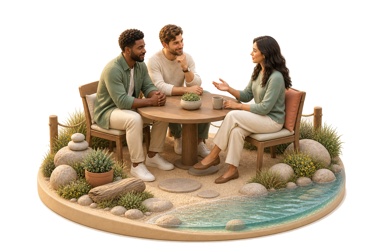 Intended parents meeting a surrogate